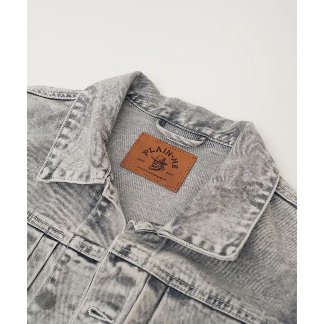 【plain-me】男女款 HERO丹寧外套 PLN1150-251(單寧 丹寧 牛仔外套 重磅 休閒外套)