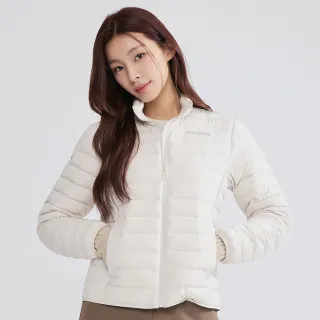 【Discovery Expedition】女版高領羽絨外套 輕量鴨絨外套(DWDJ72056-BES)