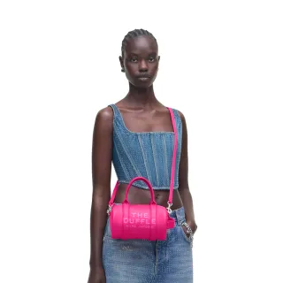 【MARC JACOBS】MJ 亮粉限定色小型皮革圓筒包