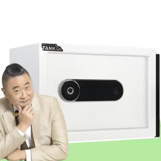 【發億金庫】智慧型保險箱 Kb-2F（黑/白 雙色可選）(指紋 密碼 緊急開啟鑰匙)