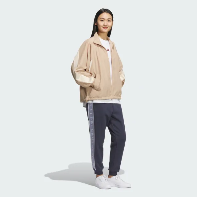 【adidas 愛迪達】WORDING 運動外套 女 JZ8442