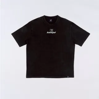 【KANGOL】英國袋鼠水洗感LOGO短袖T恤(素T 潮流 休閒 水洗)