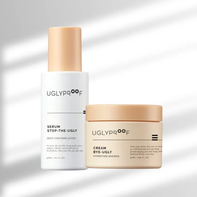 【UGLYPROOF】黃色營養霜50ml + 精華30ml 套組 全天候保濕 深層滋潤 修護 純素 官方直營(韓國原廠公司貨)