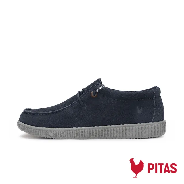 【Walk In Pitas】男鞋 WP150 WI WALLABI 輕量防潑水懶人鞋/休閒鞋(PI2587-247 暗潮夜藍)