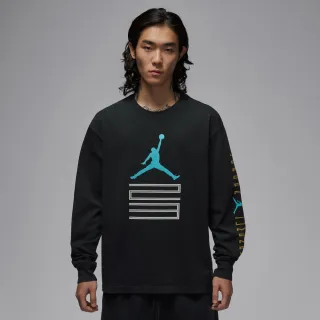 【NIKE 耐吉】長袖上衣 男 喬丹 AS M J BRK AJ11 GFX LS CREW 黑 IM6508-010