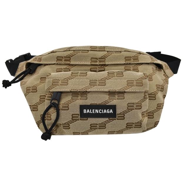 【Balenciaga 巴黎世家】SIGNATURE BB MONOGRAM 提花帆布腰包胸包