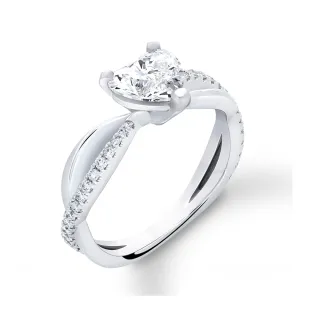 【Vividventure 亞帝芬奇】鉑金 GIA 1克拉 HSI2 天然鑽石 真鑽 戒指 告白