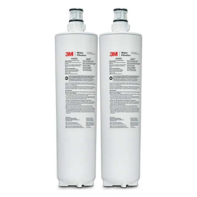 【3M】MAX 強效型櫥下生飲淨水系統專用替換濾心2入組-3US-MAX-F01H(適用機型：3US-MAX-S01H)