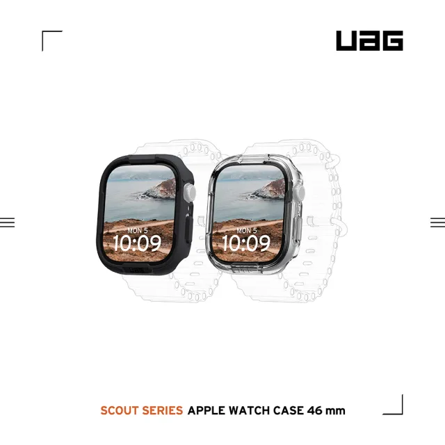【UAG】Apple Watch 46mm 耐衝擊保護殼(Apple Watch S10 S11 錶殼 手錶保護殼)