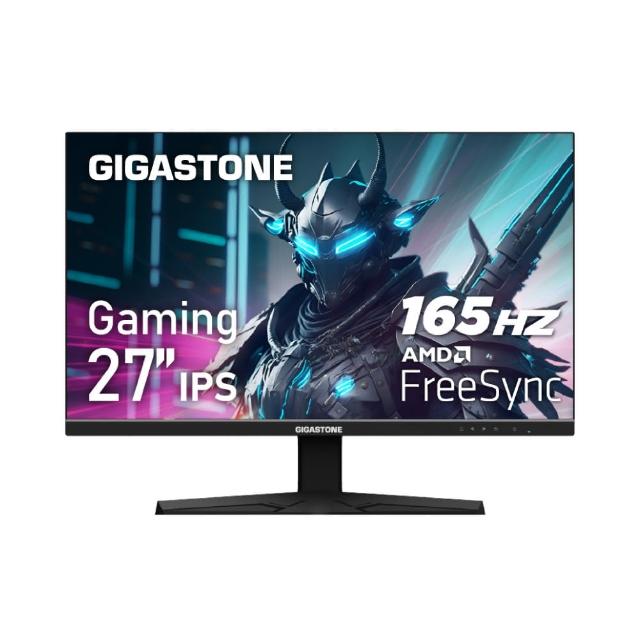 【GIGASTONE 立達】GM-27FD51 27型 IPS 165Hz FHD電競極窄邊框螢幕(護眼/HDMI/雙喇叭/低藍光/零閃屏)