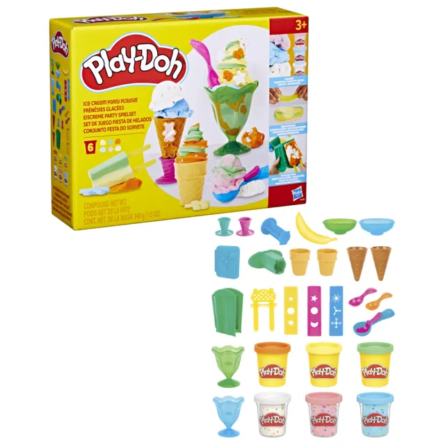 【PLAYDOH 培樂多】創意廚房系列(冰淇淋派對)