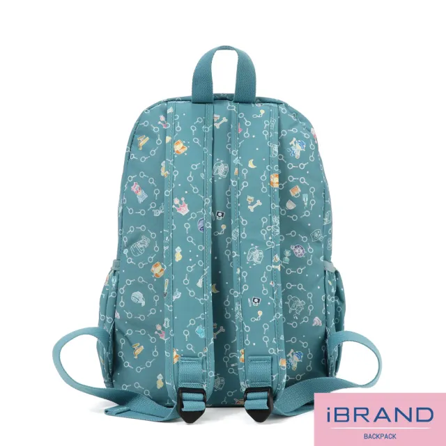 【iBrand】雙11 趣味派對尼龍口袋後背包(探索樂園)