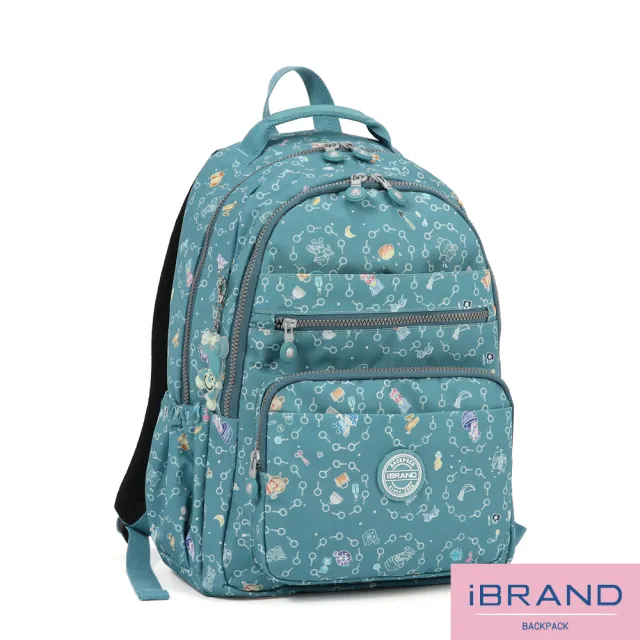 【iBrand】雙11 經典百搭輕盈多口袋後背包(探索樂園)