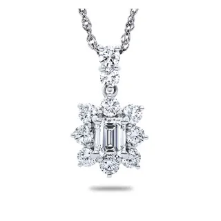 【Vividventure 亞帝芬奇】鉑金 GIA 1克拉 FVS1 天然鑽石 真鑽 項鍊 璀璨曜目