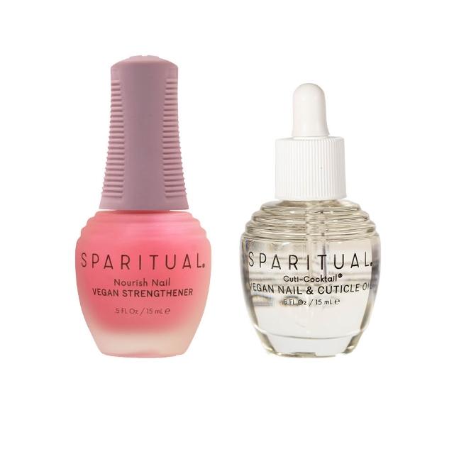 【SPARITUAL】指甲養護組(竹萃滋養硬甲油15ml+極萃賦活晶露15ml)
