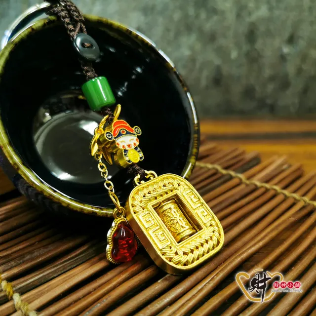 【財神小舖】金運財神 轉金輪鑰匙圈(已開光 催財運 招財 開運 轉運)