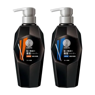 【50 惠】男士健髮洗髮露 350mL 2入 清爽 抗屑(日本樂敦製藥 抗屑止癢 強韌髮根 日本製造)