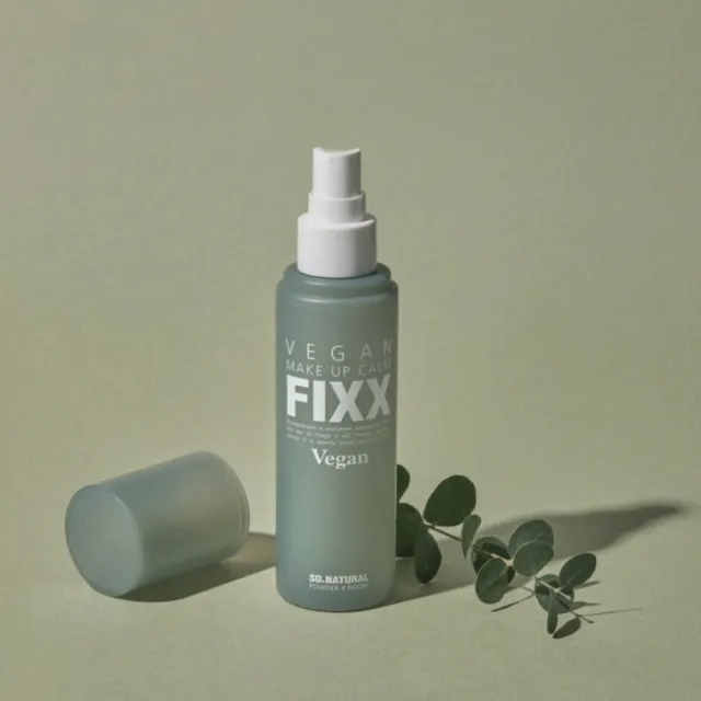 【SO NATURAL】FIXX VEGAN 積雪草鎮靜定妝噴霧 100ml(控油保濕 鎮靜定妝)