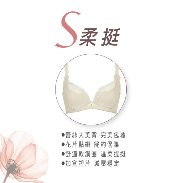 【Swear 思薇爾】撩波芙蓉光影系列B-E罩軟鋼圈蕾絲包覆女內衣(燕麥膚)
