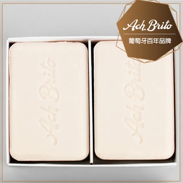 【Ach Brito 艾須•布里托】歐風古典童話聖誕胡桃鉗香氛皂禮盒2x160g(★溫牛奶椰子香草熱化霜香調★)