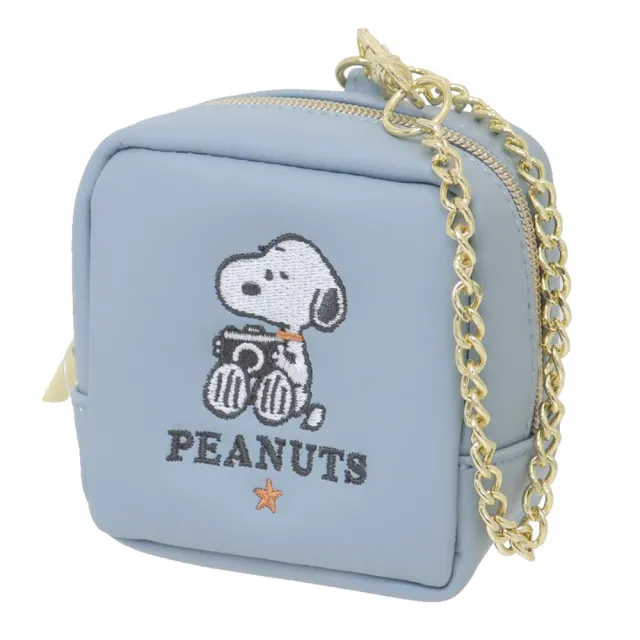 【Kamio】雙11 SNOOPY 史努比 刺繡迷你收納包 零錢包 附吊練