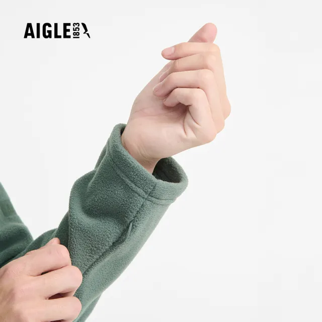 【AIGLE】男 短刷毛保暖外套｜AG-FBB14(男外套  保暖外套 刷毛衣)