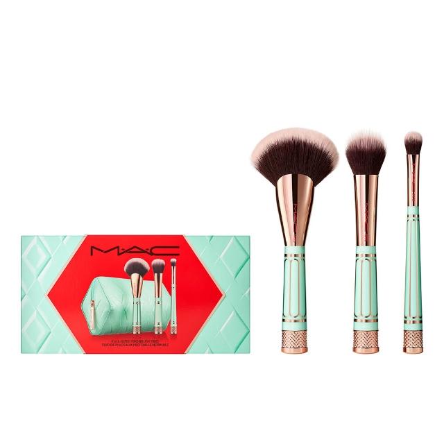 M.A.C 未來樂園系列 3色迷你唇膏組，2025聖誕限量特別設計，精緻包裝適合日常與節日使用。三款獨特色調，輕盈質地，完美貼合唇部，帶來絲滑潤澤的妝效。適用於各種膚質，儲存期限為3年，請詳見產品包裝標示。