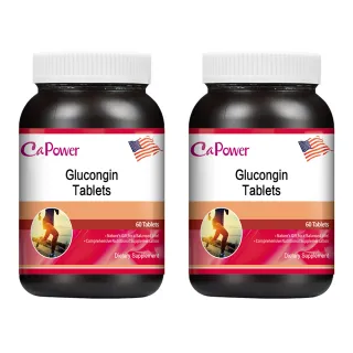 【美國CaPower加柏爾】葡萄糖胺固捷錠2入組(60錠/瓶)