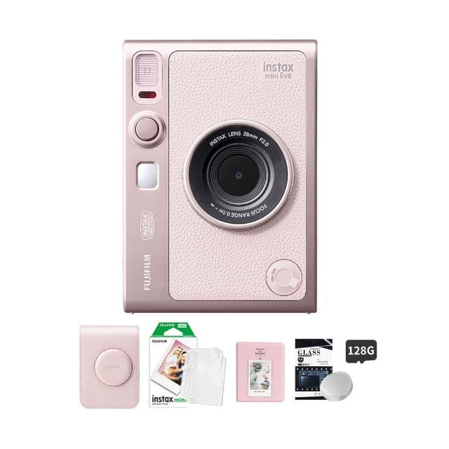 【FUJIFILM 富士】Instax Mini EVO 混合式數位拍立得相機 原廠公司貨(原廠皮套100張底片相冊..豪華組)