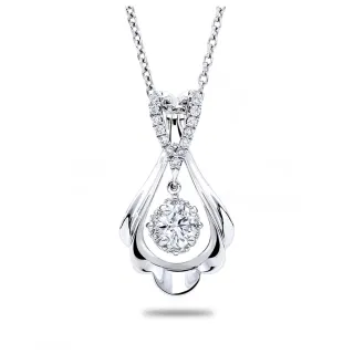 【Vividventure 亞帝芬奇】GIA 30分 DVS2 3VG 八心八箭 無螢光 天然鑽石 真鑽 項鍊 甜蜜泡泡(14K金台)