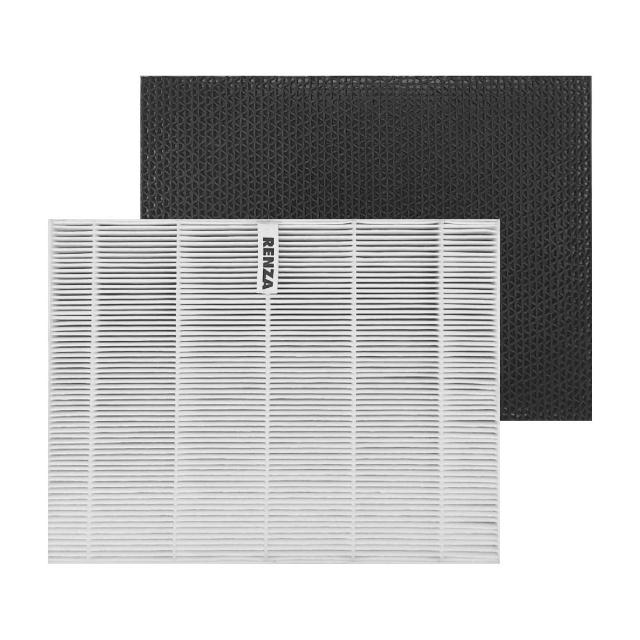 【RENZA】適用 韓國 Winix DX16L DXSH167-MWT 16公升清淨除濕機(HEPA濾網+活性碳濾網 濾芯 濾心)