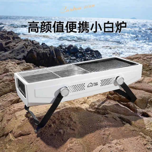 【維科特vicote】燒烤爐 烤肉架 家用戶外木炭架(戶外便攜式手提燒烤架 小型野餐木炭燒烤架 BBQ露營燒烤爐)