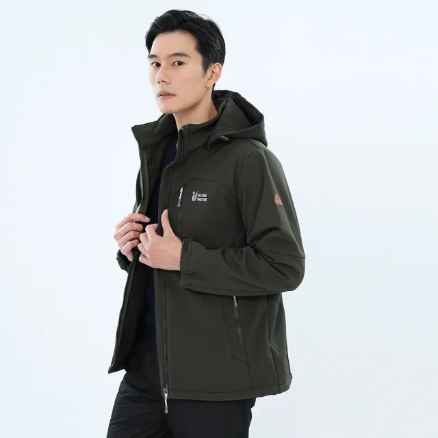 【遊遍天下】男女款GlobeTex防水防風保暖刷毛軟殼外套 贈收納袋(M-5L 大尺碼)