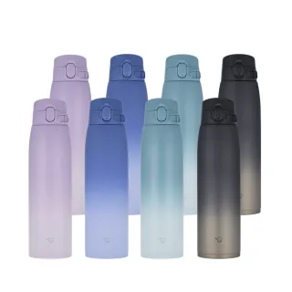 【ZOJIRUSHI 象印】超值2入組 漸層款 一體式中栓彈蓋式 950ml+950ml(SM-VH95+SM-VH95 保溫保冰/環保杯)