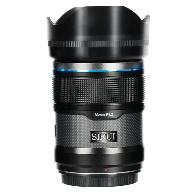 【Sirui】思銳 33mm F1.2 狙擊系列 APS-C 自動對焦 大光圈 鏡頭(33 F1.2 立福公司貨 碳纖黑)