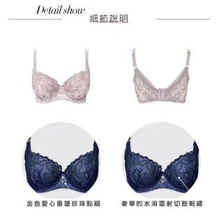 【Swear 思薇爾】星燦女爵系列C-F罩背心型蕾絲集中包覆女內衣(岩石棕)