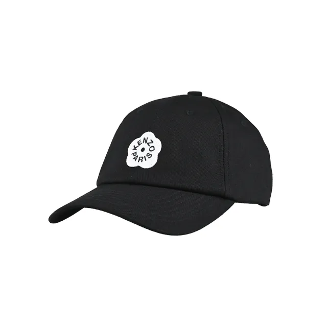 【KENZO】KENZO BOKE FLOWER 2.0 棉質刺繡棒球帽(黑)
