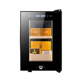 【宜品居家】16L雪茄櫃 雪茄恆溫恆濕櫃 雪茄盒(控溫控濕/半導體風冷/裸養盒養二合一)