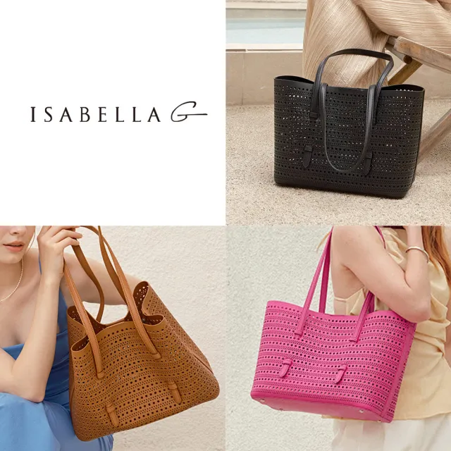 ISABELLA G聖托里尼鏤空托特包