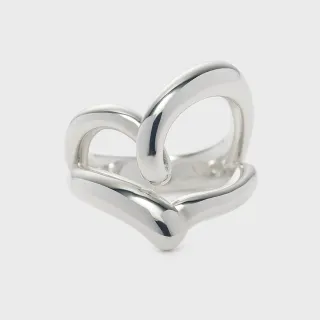 【agete】NOJESS SV鏤空心型尾戒