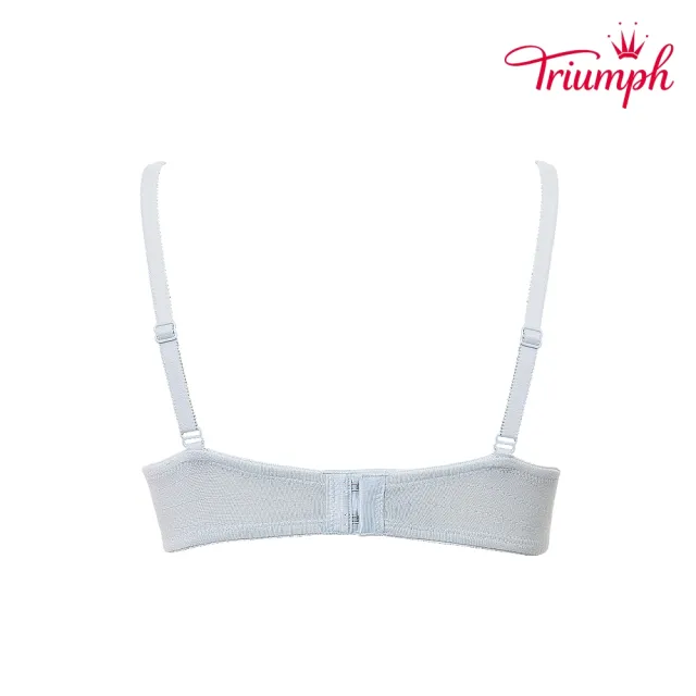 【Triumph 黛安芬】少女系列 冰咖啡紗Stage 3軟鋼圈 B-E罩杯內衣(珍珠藍)