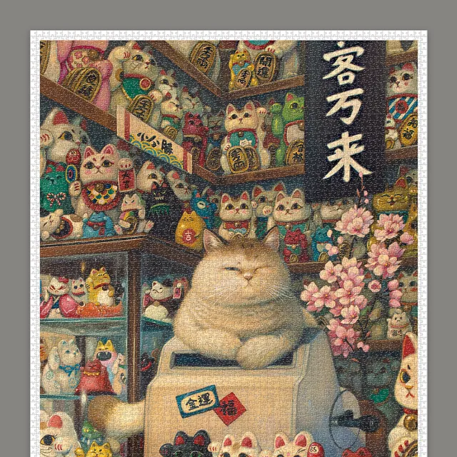 【Pintoo】拼圖4800片 - Phoenix Chan - 招財貓本舖(交換禮物/聖誕禮物)