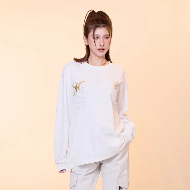 【MAJOR MADE】燙金字母親膚機能長T(休閒長袖/機能上衣/自訂款長T)