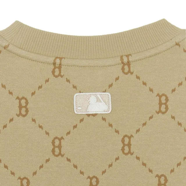 【MLB】小Logo長袖大學T Monogram系列 波士頓紅襪隊(3AMTM1254-43BGL)