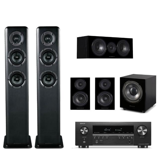 【Wharfedale】家庭劇院組合(D330+Diamond 12.C+12.0+WH-D8+DENON AVR-S570BT)