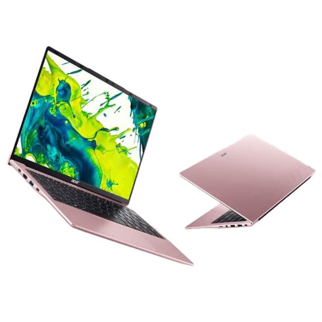 【Acer 宏碁】福利品 14吋R5輕薄效能筆電-珠光櫻粉(Swift Lite/SFL14-41P-R447/R5-7430U/16G/512G SSD/W11)