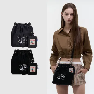 【ROBINMAY】Fantasia魔法師米奇系列水桶肩背包(磁扣、束口封口/多色任選)