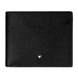 【MONTBLANC 萬寶龍】匠心系列 8 卡牛皮短夾 130317(限 量 促 銷)