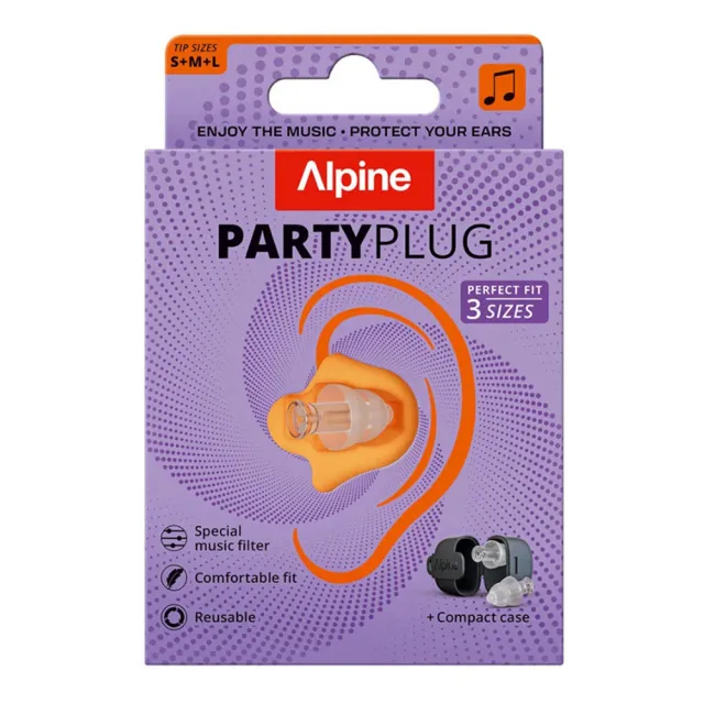 荷蘭原裝進口 Alpine Party Plug 頂級音樂耳塞