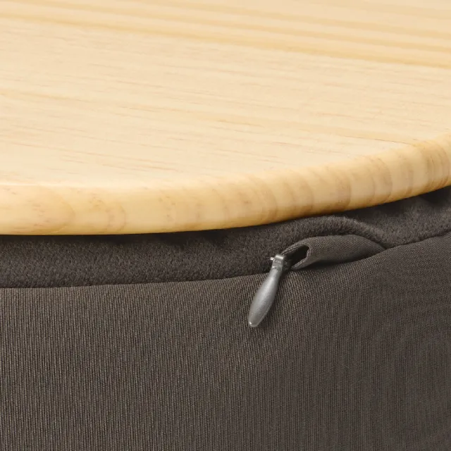 【MUJI 無印良品】膝上桌 約寬47x長31.5x高10cm(灰米/棕色)